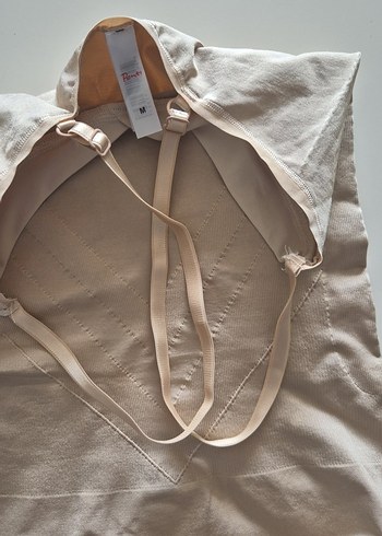 Bej uzun Korse atley penti - Görsel 5