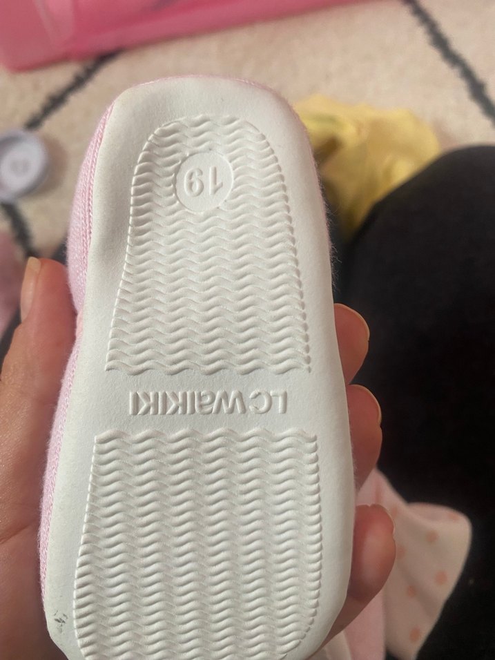 2tane Pembe Peluş Ev Terliği - Görsel 5