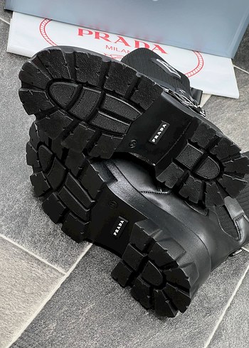 39 Beden siyah Renk Prada Siyah Platform Topuklu Kadın Bot