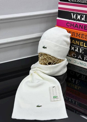 Beden Lacoste unisex Bere ve Atkı Seti