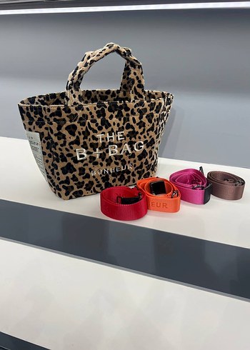 Beden kahverengi Renk Bonheur The B+Bag - Leopar
