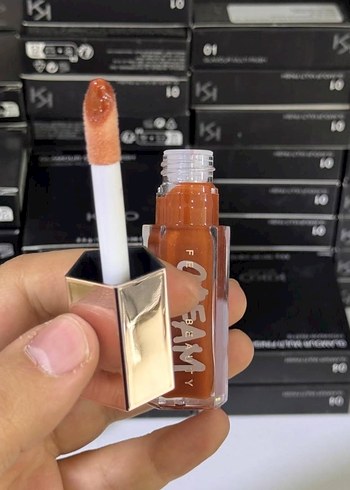 Fenty Beauty Cookie Jar Parlak Kahverengi Lip Gloss - Görsel 2