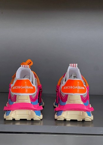 Pembe Platform Topuklu DsG Spor Ayakkabı - Görsel 3