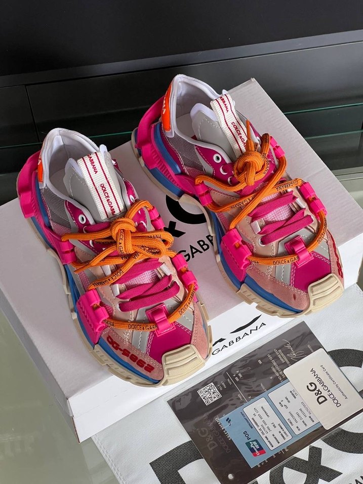 Pembe Platform Topuklu DsG Spor Ayakkabı - Görsel 5