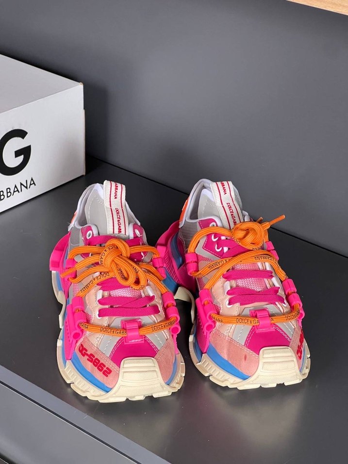 Pembe Platform Topuklu Kadın Spor Ayakkabı - Görsel 4