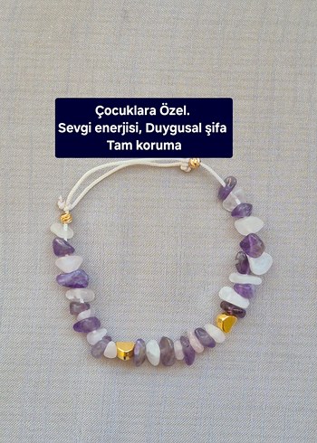 ÇOCUKLAR PEMBE KUVARS AMETİST TAŞI