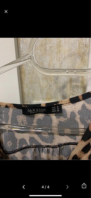 m Beden camel Renk Leopar elbise