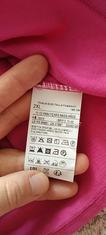 Benetton Lakos sweat kız çocuk