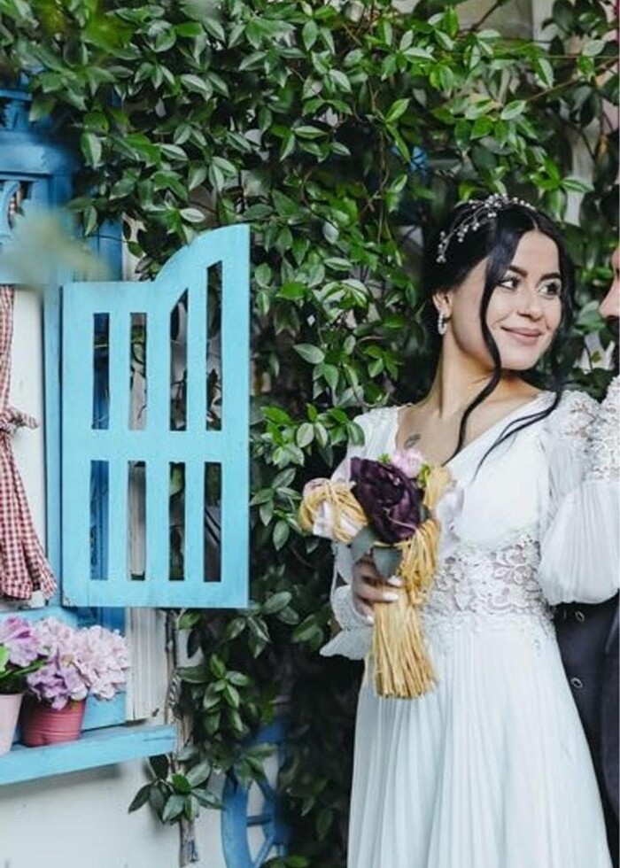 Gelinlik çekim için giyildi s-m beden - Görsel 5