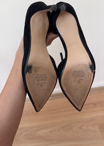40 Beden Mango Siyah Stiletto Kadın Ayakkabı