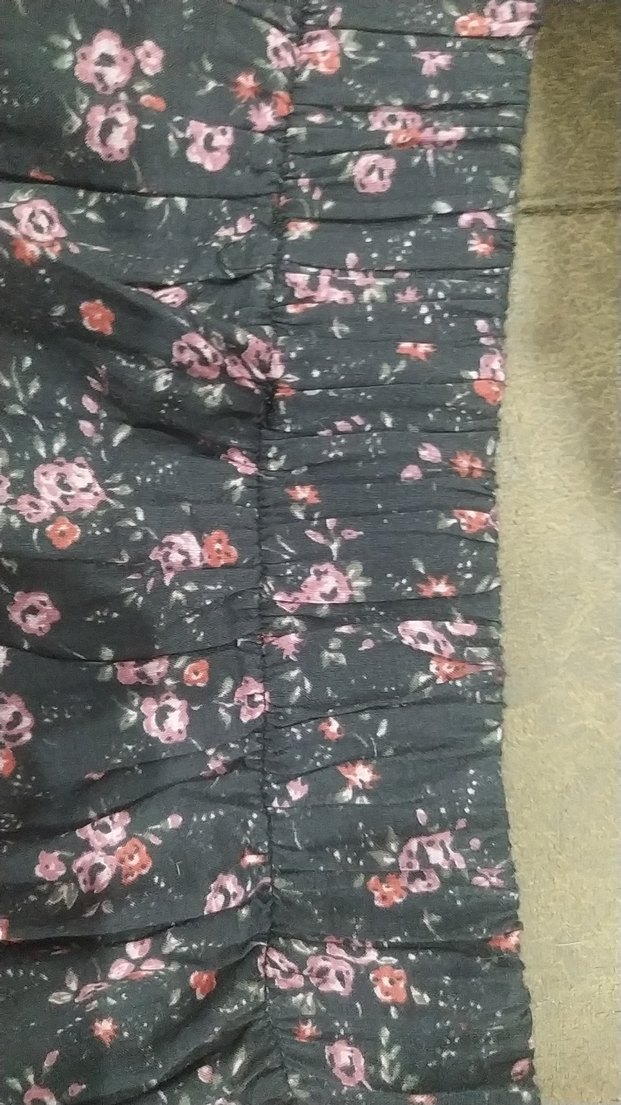 StreetBox Pembe Çiçek Desenli Midi Kadın Etek - Görsel 4