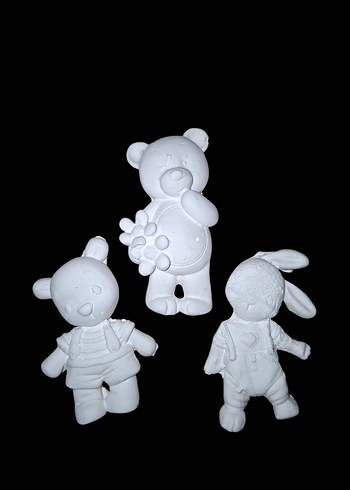 Pastel Renkli Sevimli Hayvan Figürleri Seti - Görsel 6