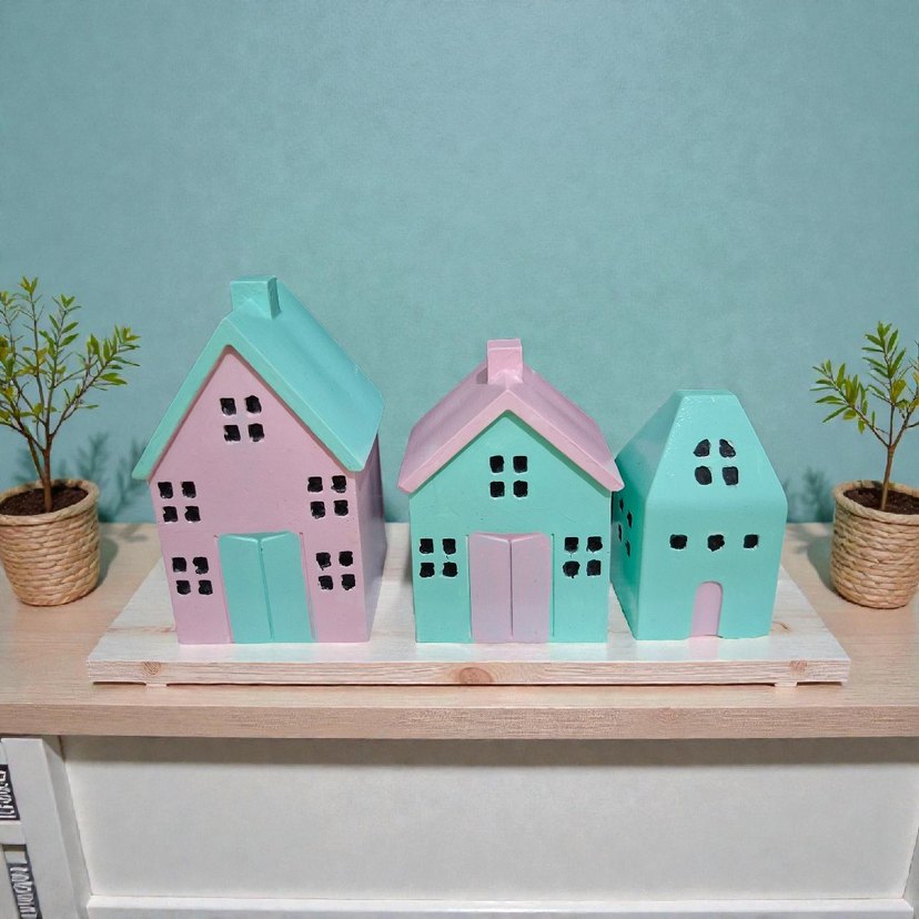 Pastel Renkli Ev Dekoru Seti - Görsel 2