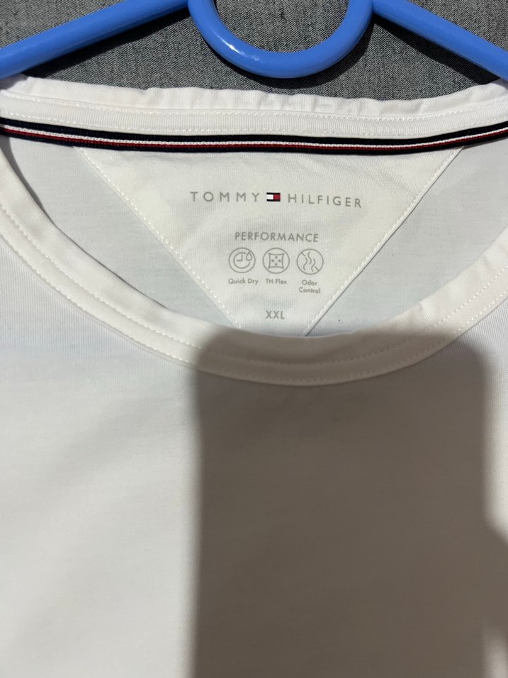 Erkek Beyaz Keten Kısa Kollu Tişört - Görsel 2