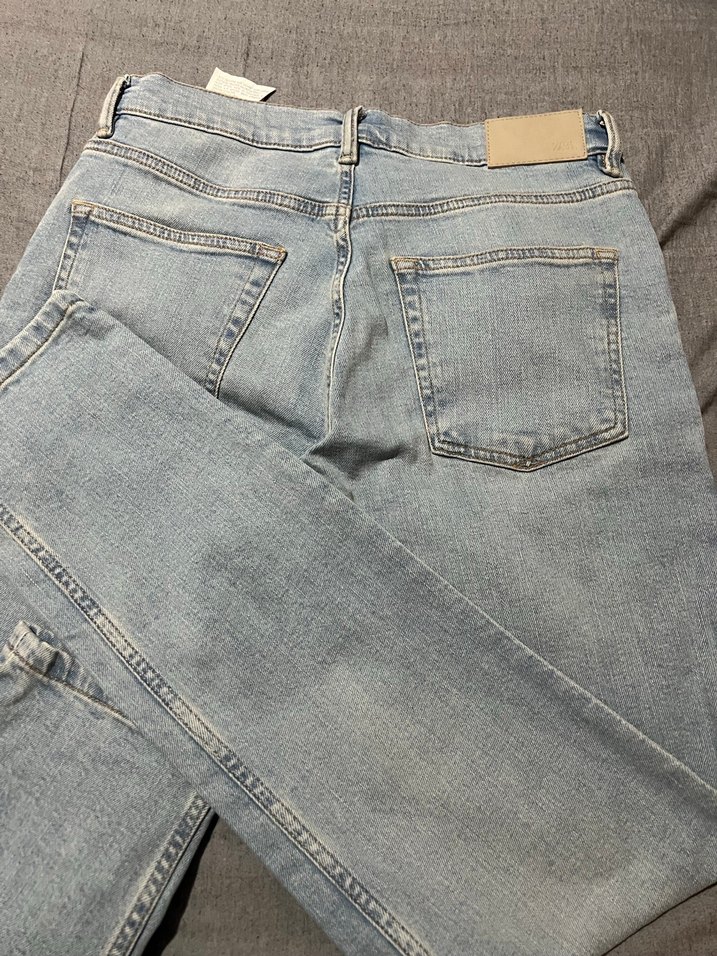 Bej Kadın Denim Jean Pantolon - Görsel 2
