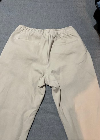 Bej erkek Kumaş Pantolon Midi Boy Rahat Kesim - Görsel 2