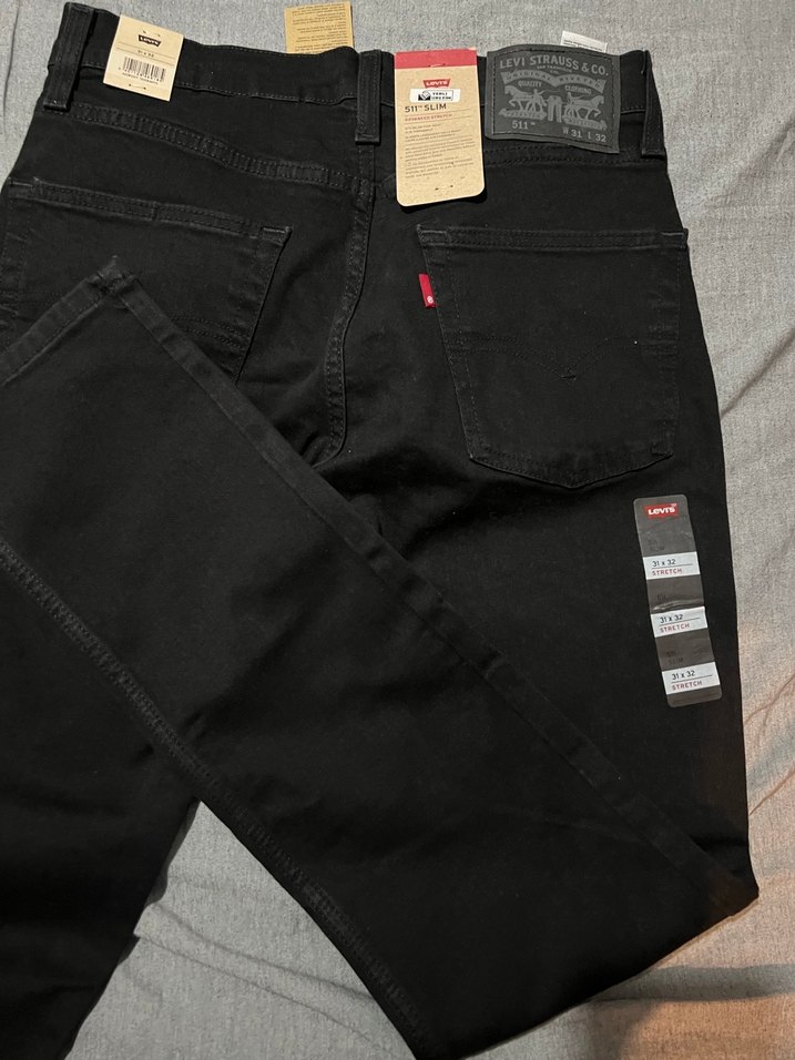 Siyah Kemer Detaylı Erkek Kot Pantolon - Görsel 2