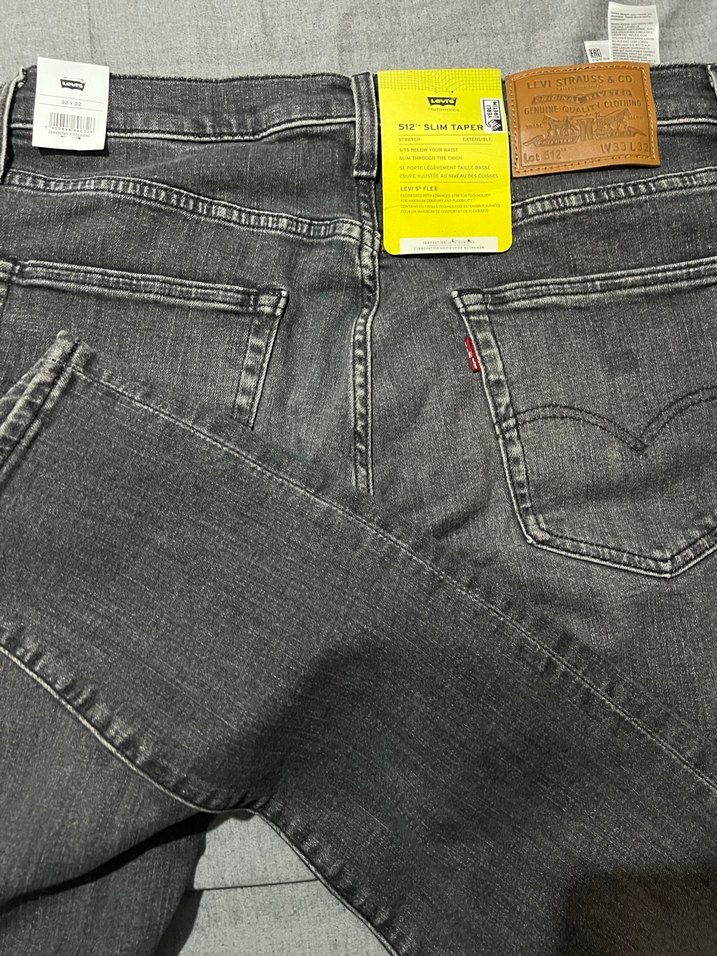 Gri Erkek Normal Kesim Kot Pantolon - Görsel 2