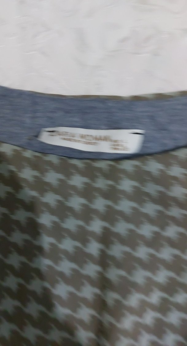 Gri Desenli Uzun Hamile Elbisesi - Görsel 3