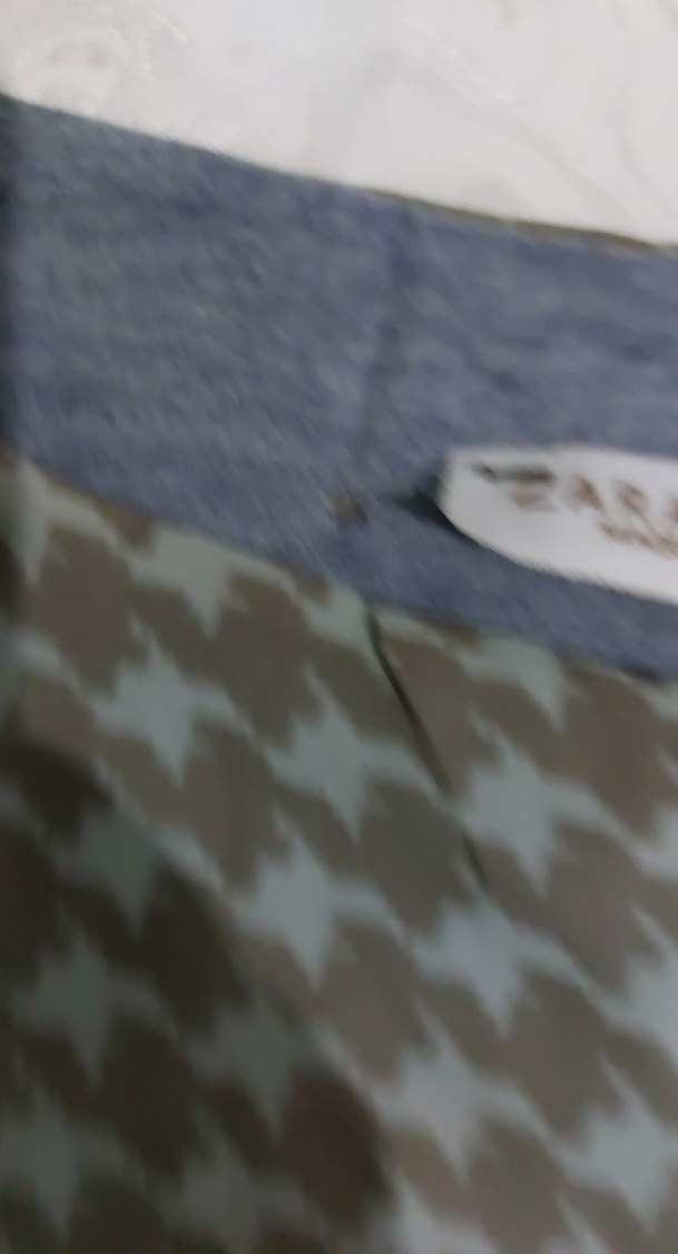 Gri Desenli Uzun Hamile Elbisesi - Görsel 4