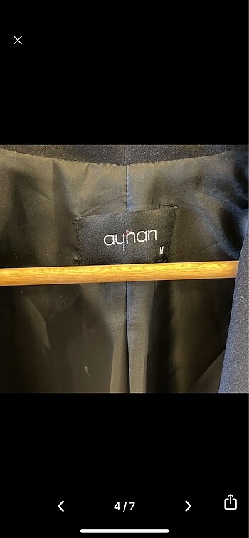 38 Beden siyah Renk Ayhan Blazer Ceket