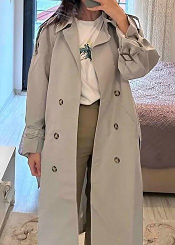 34 Beden Oversize su itici trençkot