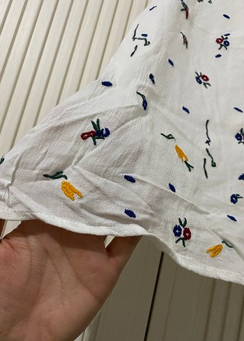 Düğmeli Nakışlı askılı - Görsel 3