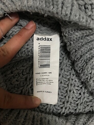 Addax Addax boğazlı triko kazak