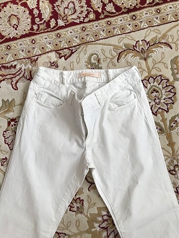 29 Beden Beyaz ispanyol pantalon jean