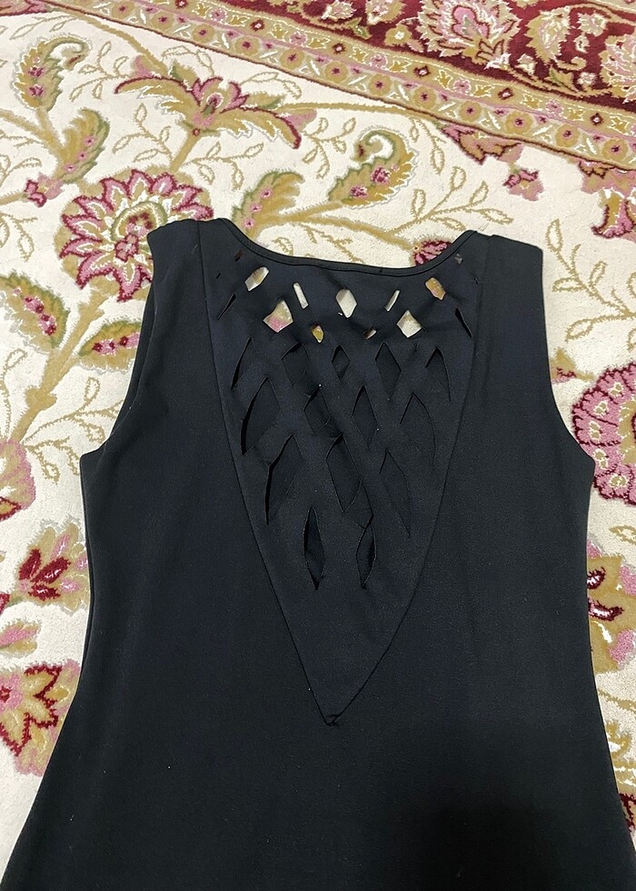 Siyah elbise - Görsel 4