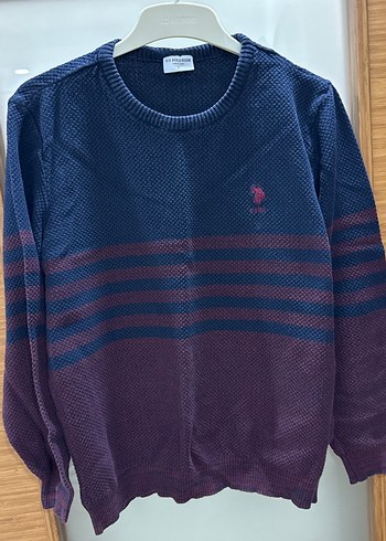 Bordo Lacivert Erkek Triko Kazak - Görsel 2