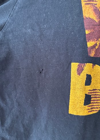 Kadın Lacivert Baskılı Kısa Kollu Tişört - Görsel 3