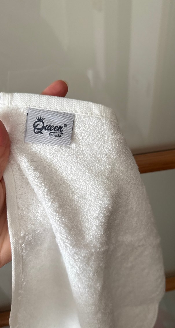 Nakışlı Beyaz el Havlusu - Görsel 3