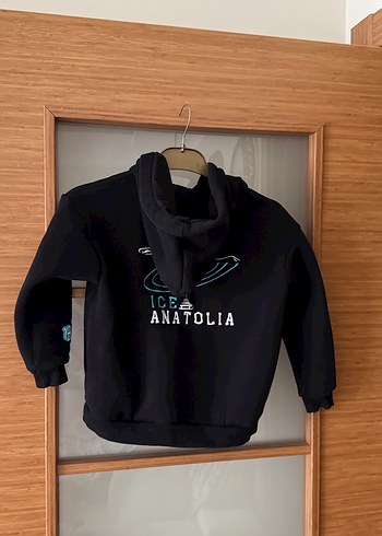 Kız çocuk fermuarlı hırka - Görsel 4