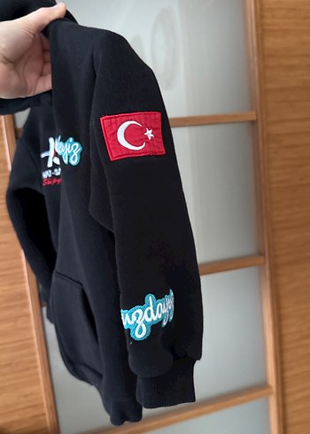 Kız çocuk fermuarlı hırka - Görsel 5