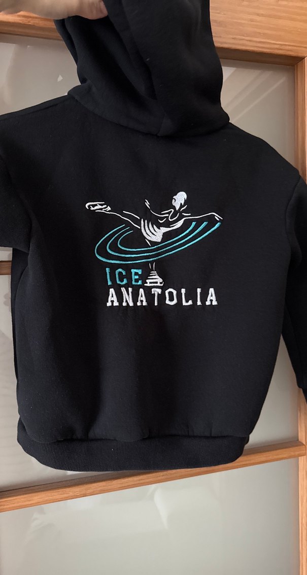 Kız çocuk fermuarlı hırka - Görsel 3