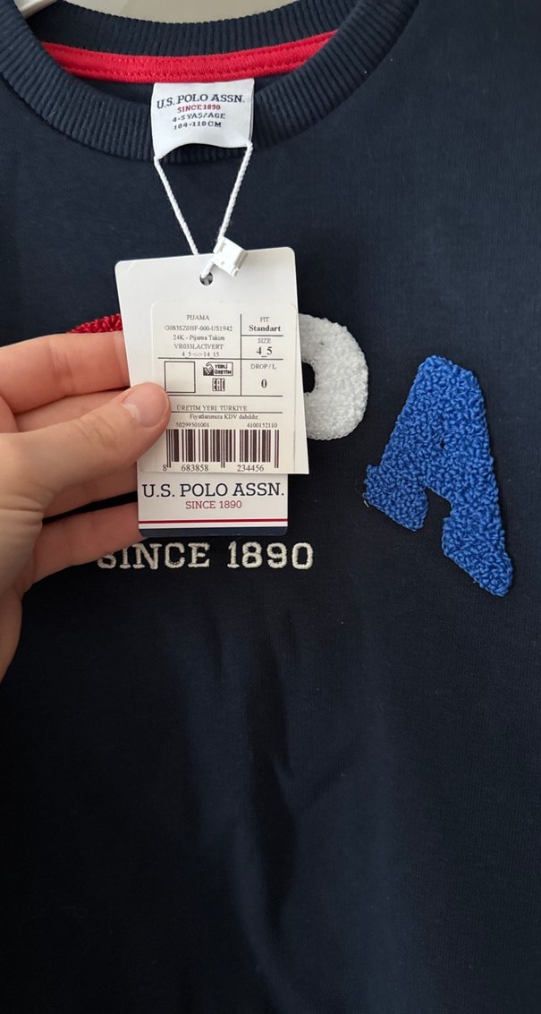 U.S  Polo Assn erkek çocuk alt üst takım - Görsel 5