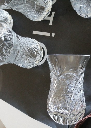 Paşabahçe Kristal Kesim Çay Bardakları Seti