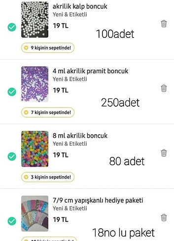  Beden Sipariş