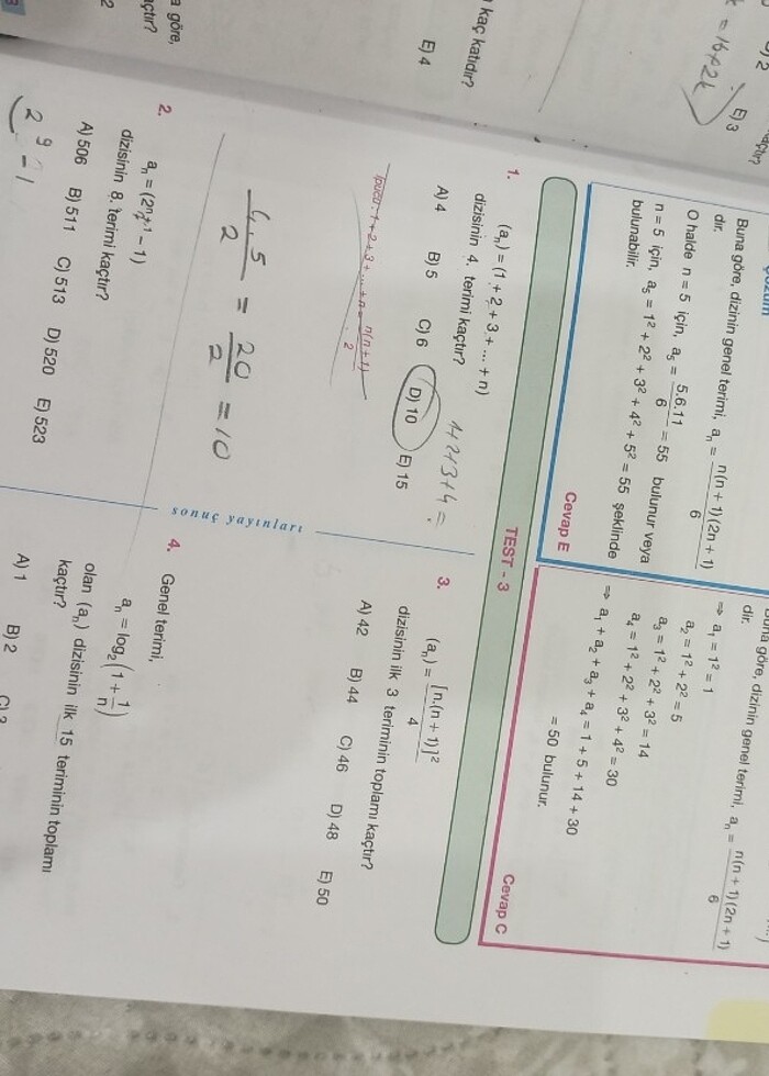 Sonuç diziler limit süreklilik fasikül  - Görsel 2