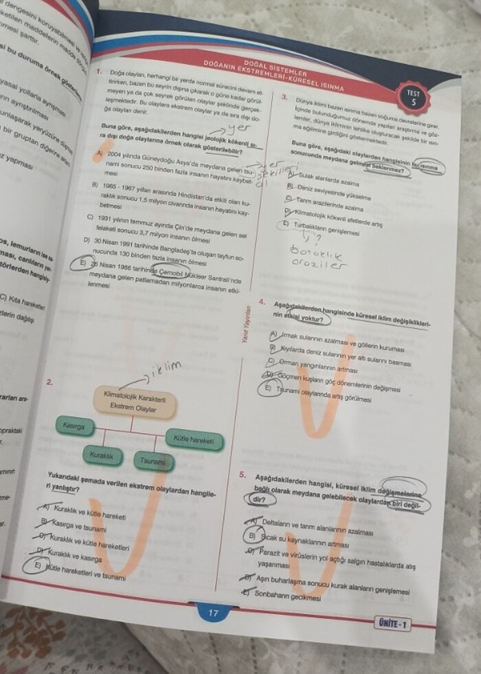 Yanıt yayınları coğrafya ayt kitap  - Görsel 2