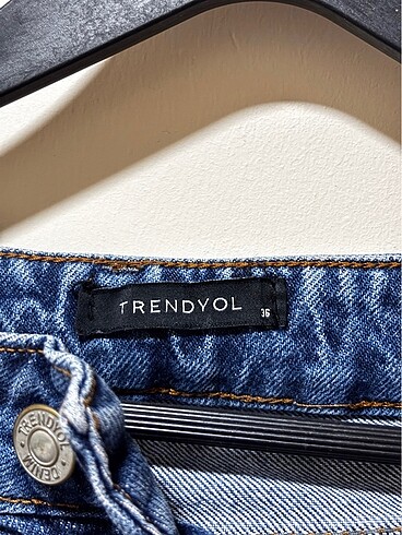 36 Beden mavi Renk Tremdyol pantolon