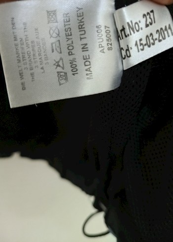 s Beden siyah Renk Adidas yağmurluk S