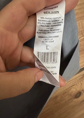 Lufian Gri Lufian Marka Kısa Kollu Tişört