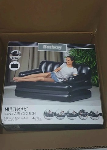 Şişme Siyah Yatak Koruyucu - Görsel 5