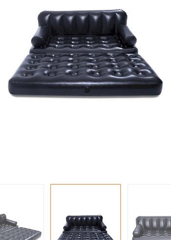 Şişme Siyah Yatak Koruyucu - Görsel 2