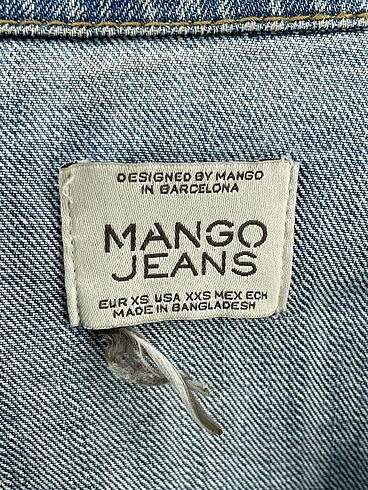 xs Beden mavi Renk Mango Kot Ceket %70 İndirimli.