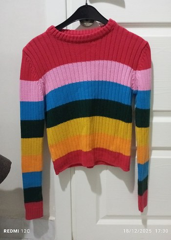 Bej Kadın Triko Uzun Kollu Kazak - Görsel 8