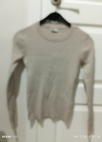 Bej Kadın Triko Uzun Kollu Kazak - Görsel 14