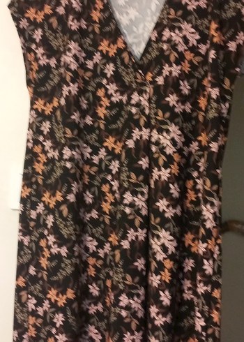 Siyah Piliseli Midi Elbise - Görsel 10